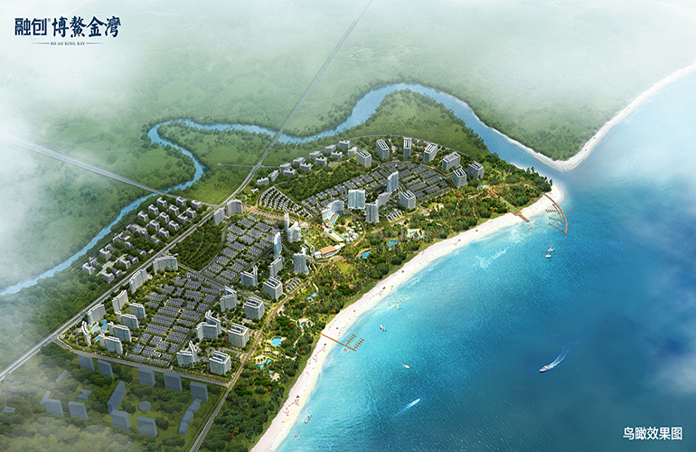 融创博鳌金湾鸟瞰图