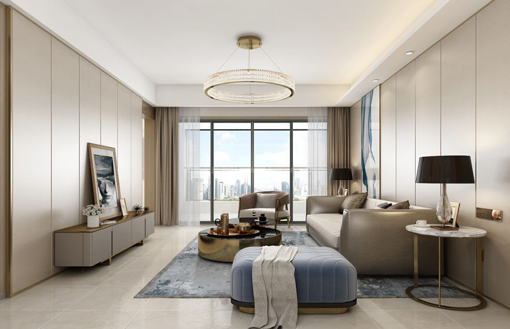 D1户型客厅效果图