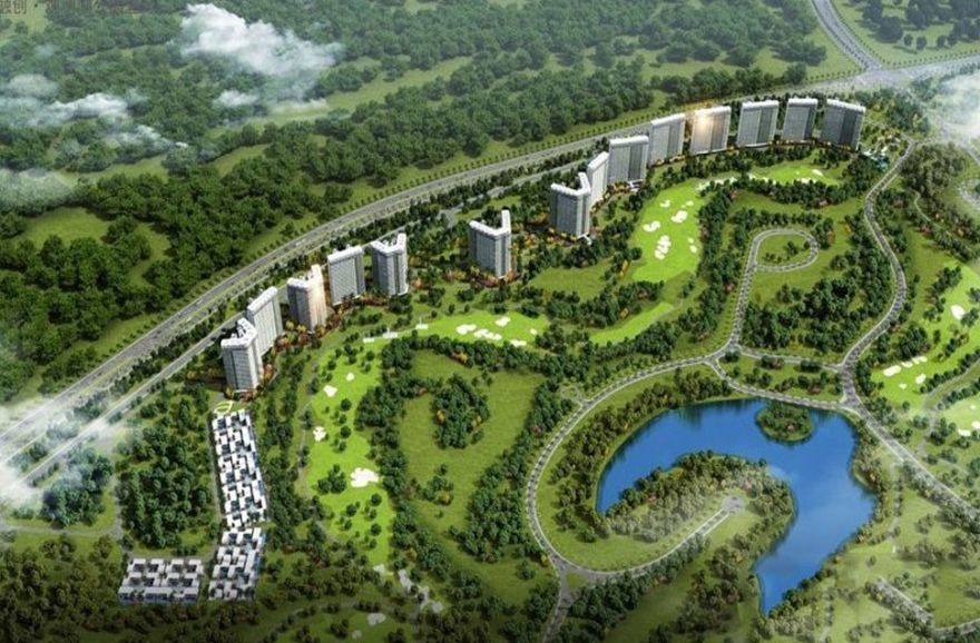 观澜湖公园壹号鸟瞰图