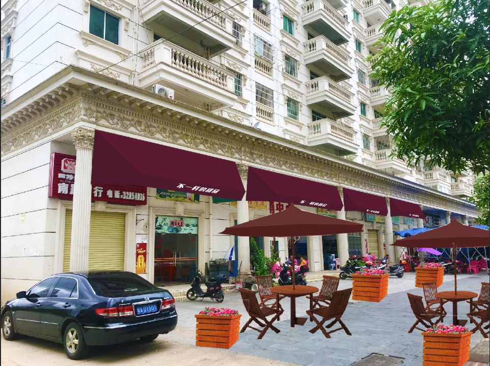 江畔锦城实景图