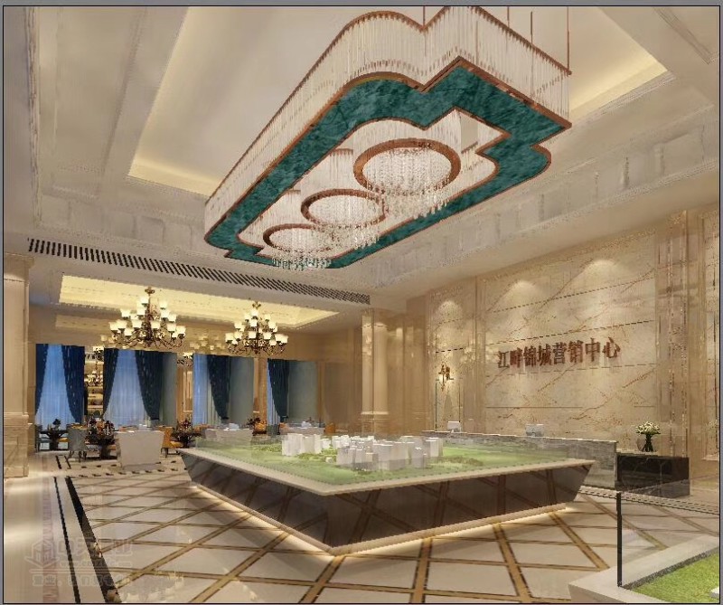 江畔锦城实景图