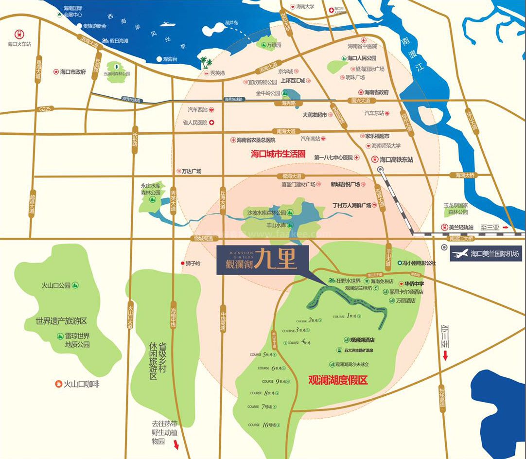 观澜湖·九里区位图