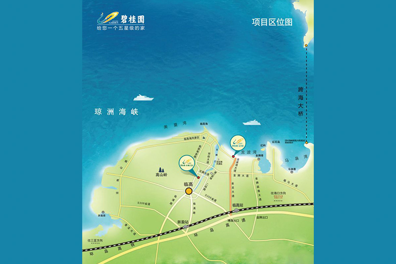 碧桂园·金沙滩三期区位图