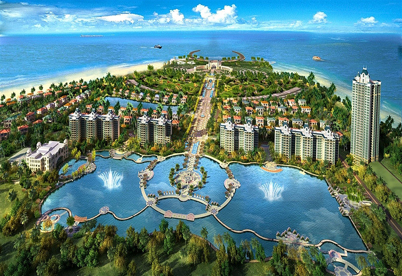 恒大金碧天下鸟瞰图