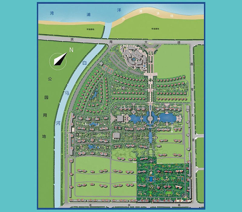 恒大金碧天下规划图