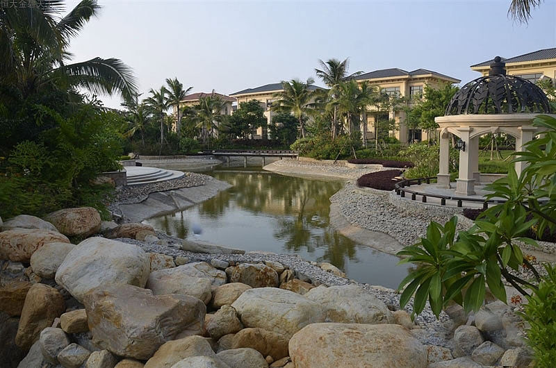 恒大金碧天下实景图