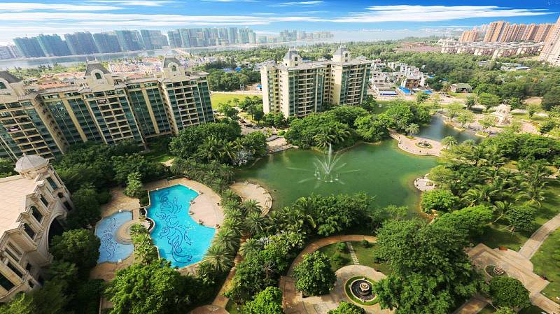 恒大金碧天下实景图