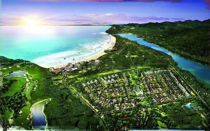 三期岛屿院鸟瞰图