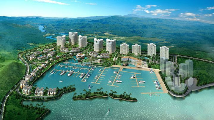 中海神州半岛鸟瞰图