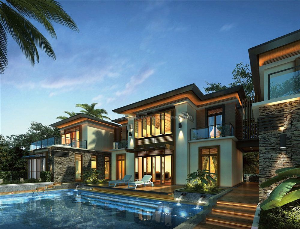 四期林屿墅别墅A户型效果图