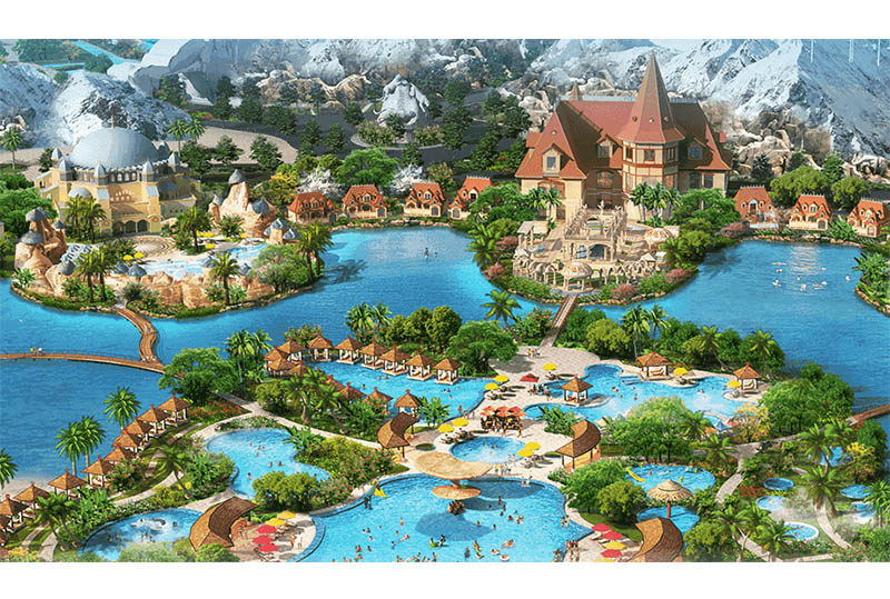 中国恒大海花岛效果图