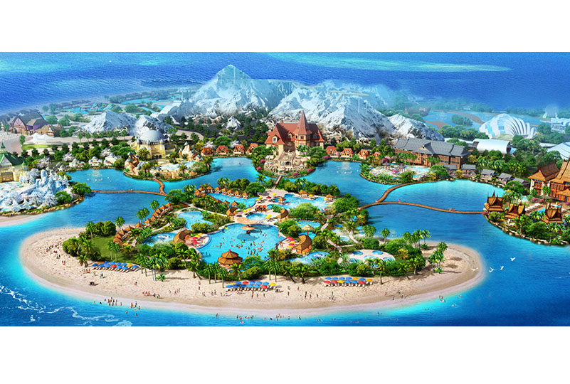 中国恒大海花岛效果图