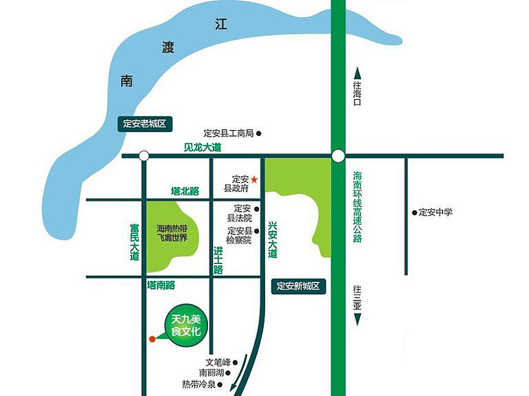 天合养生公馆区位图