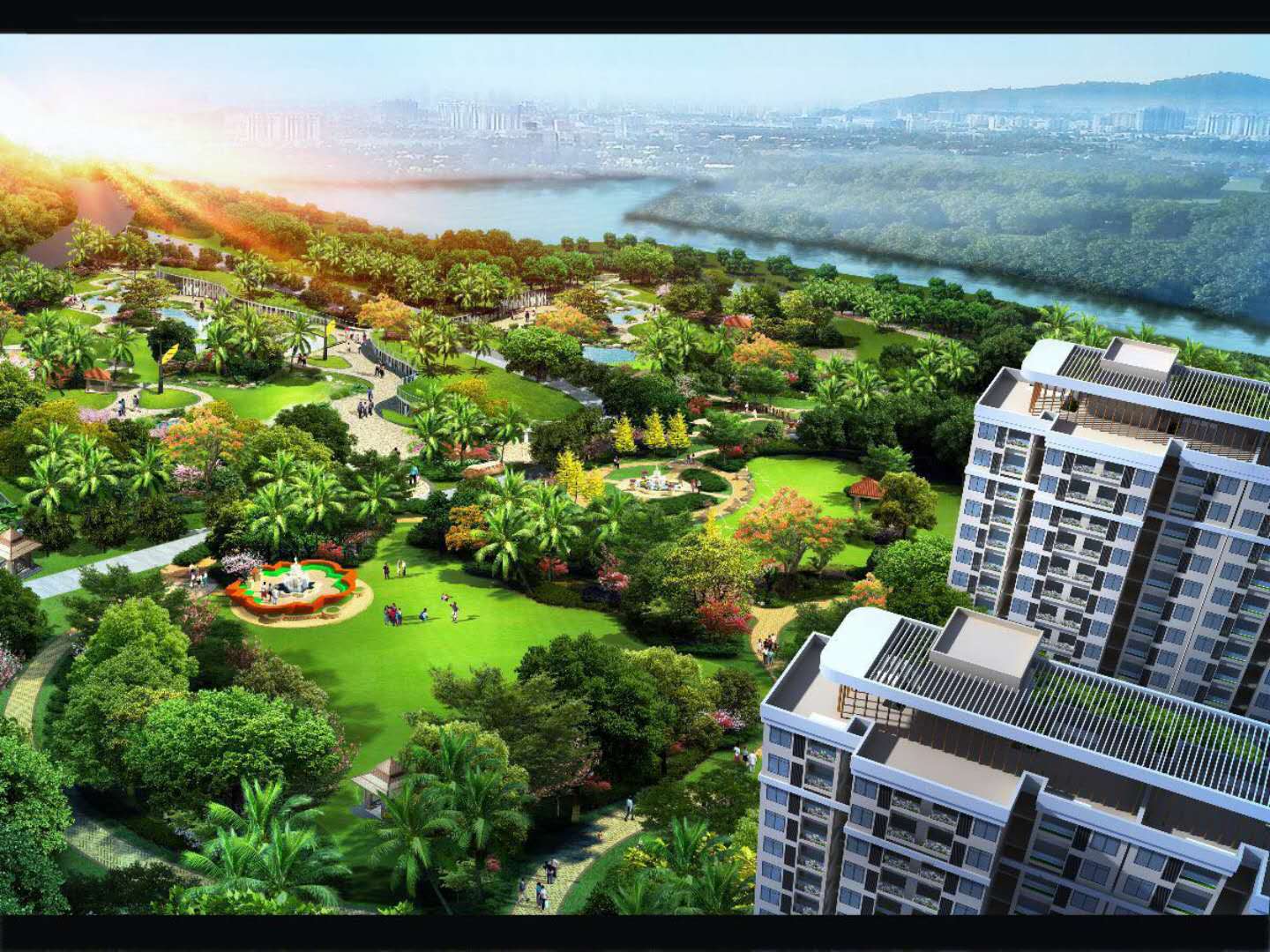 天悦湖畔效果图