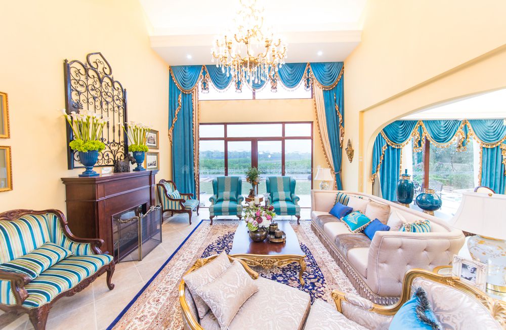 铂丽湾别墅DC户型样板间-客厅