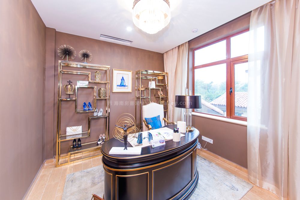 铂丽湾别墅DC户型样板间-书房