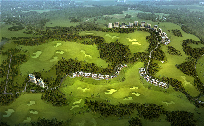 观澜湖·观悦鸟瞰图