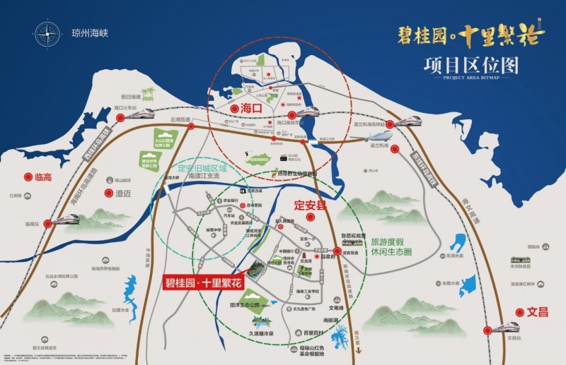 十里繁花区位图