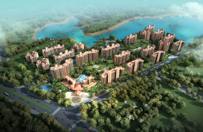 椰海润景鸟瞰图