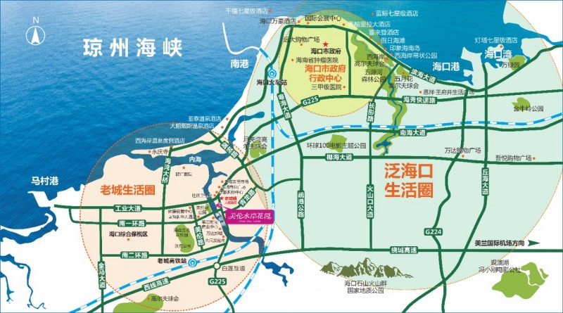 美伦水岸花园区位图