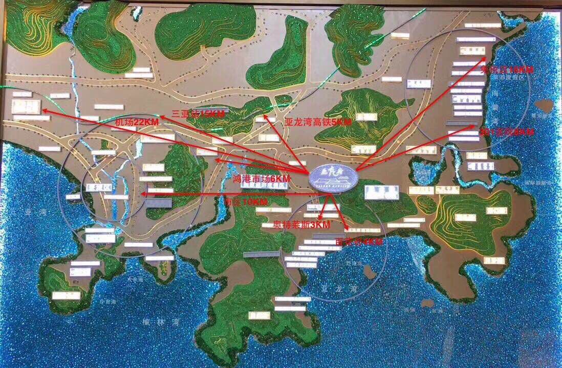 华皓亚龙府区位图 