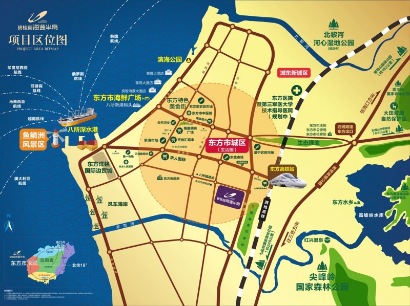 碧桂园海逸半岛区位图