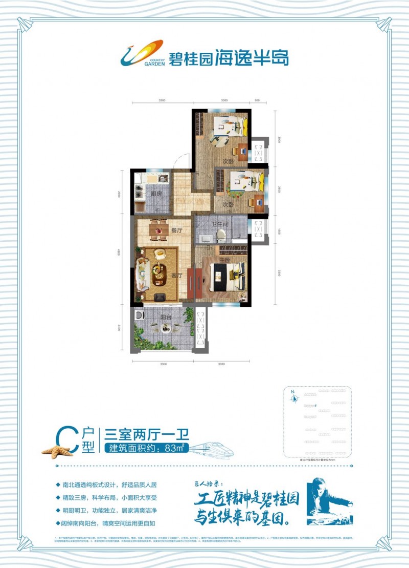 碧桂园海逸半岛C户型