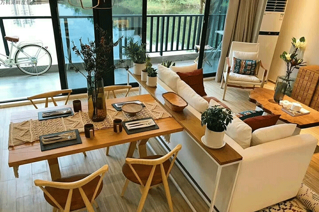 万科湖畔度假公园样板间