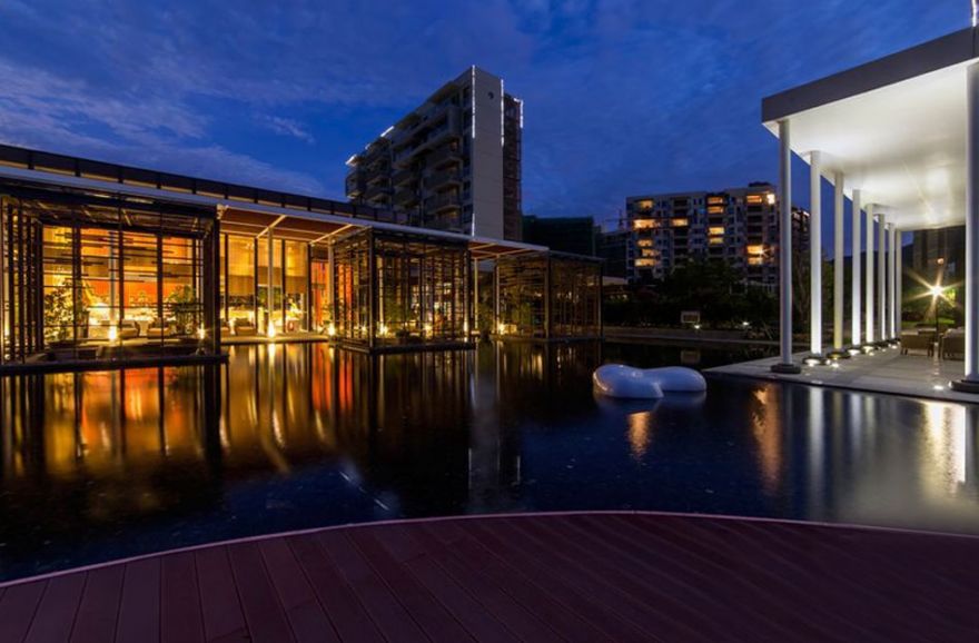 万科湖畔度假公园实景图