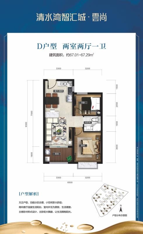 清水湾智汇城雲尚D户型