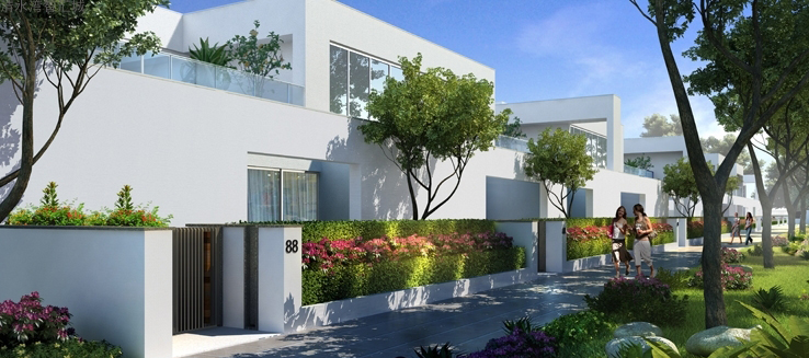 清水湾智汇城别墅外观效果图