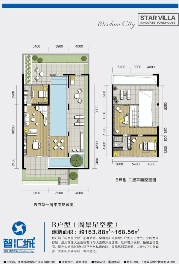 清水湾智汇城雲尚B户型（阔景星空） 
