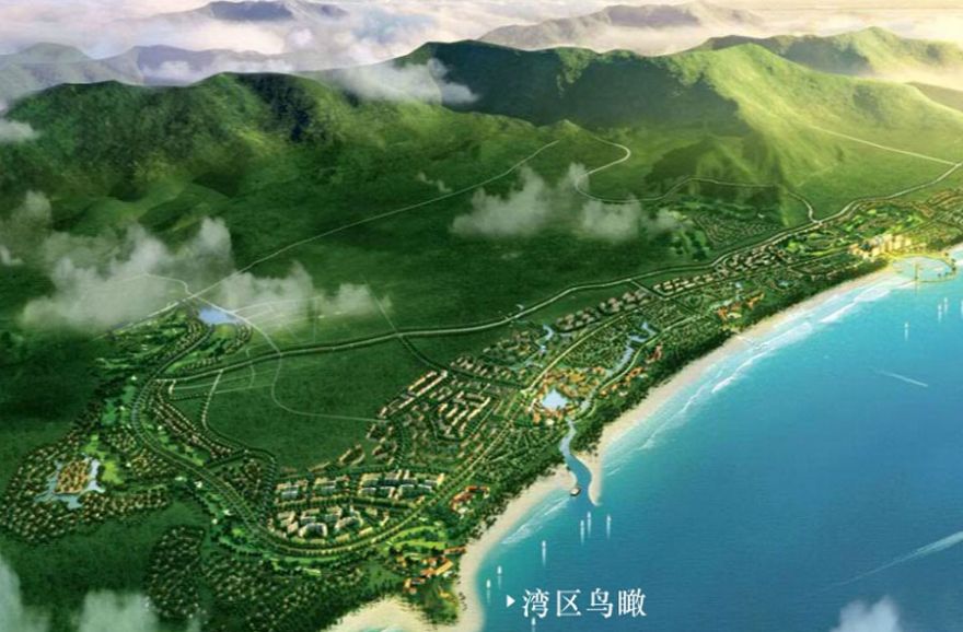 雅居乐清水湾鸟瞰图