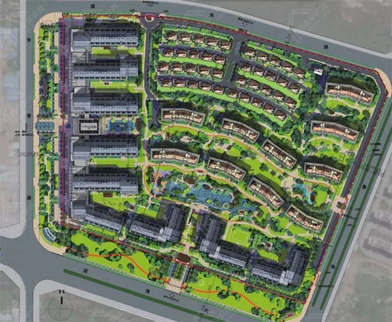 鲁能海蓝公馆平面图