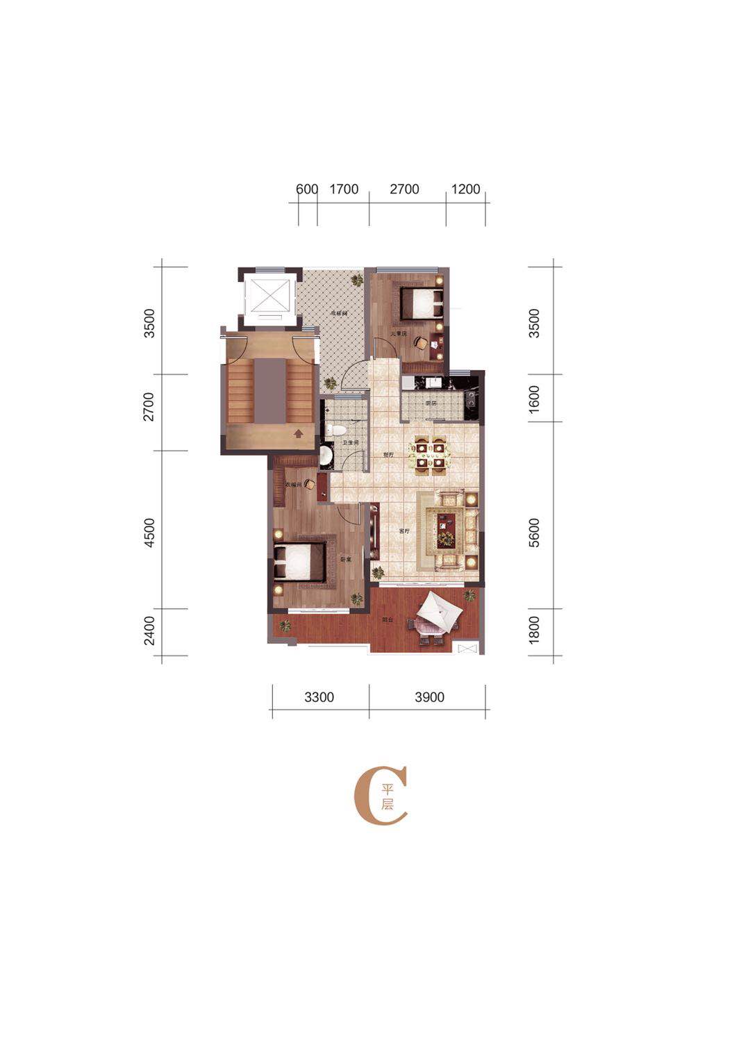 C2大平层（三、四层） 
