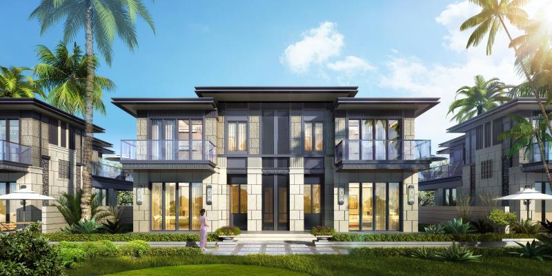 怡海湾双拼别墅效果图.