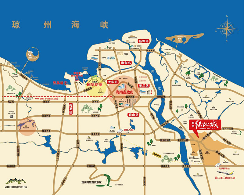 绿地江东首府区位图