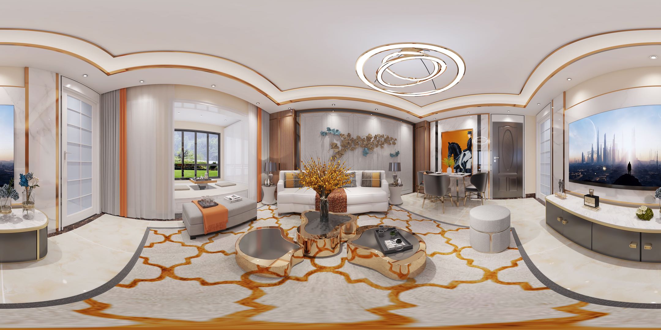 A户型都市风格样板间