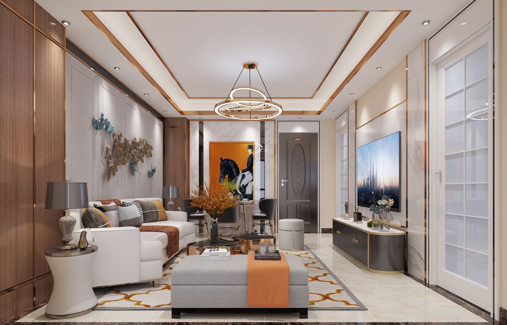 A户型都市风格样板间