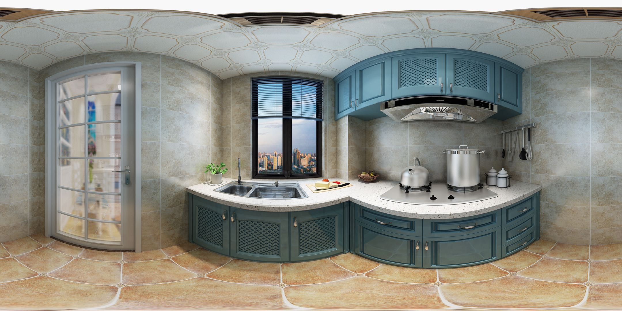 B户型地中海风格样板间