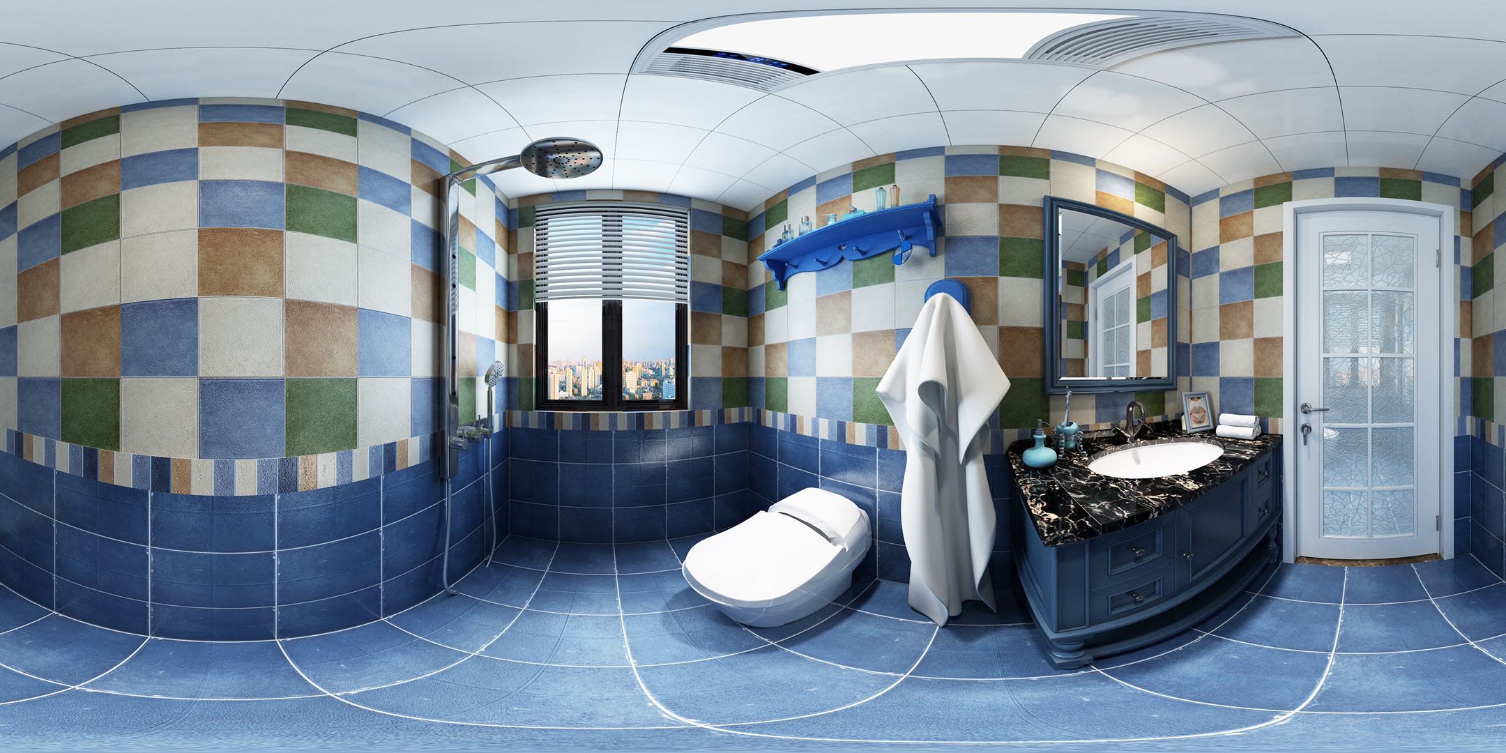 B户型地中海风格样板间