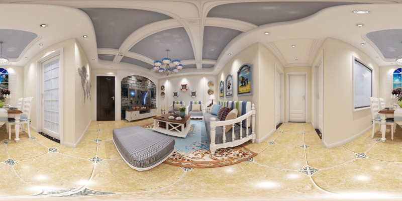 B户型地中海风格样板间7