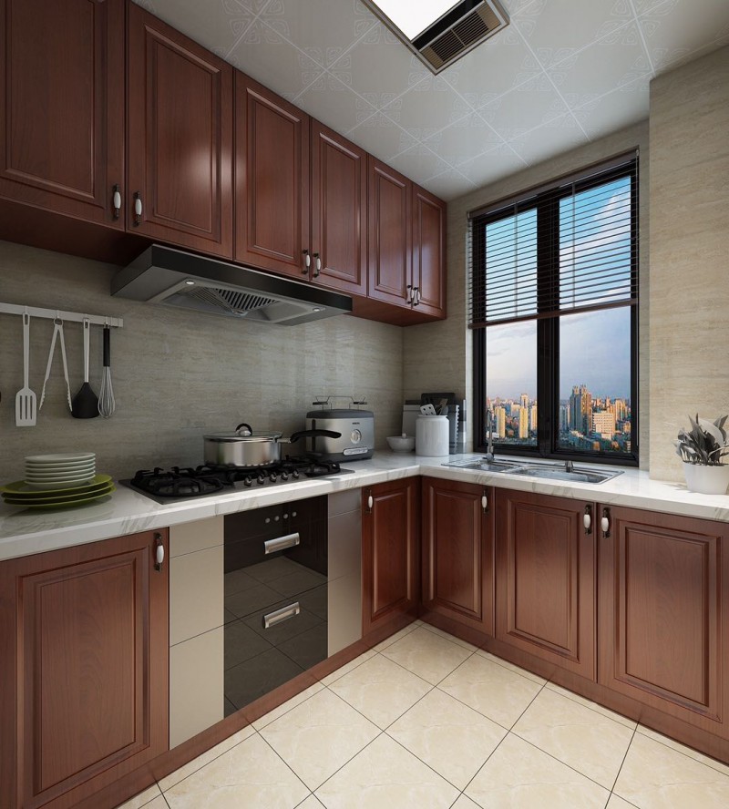 C户型新中式风格样板间4