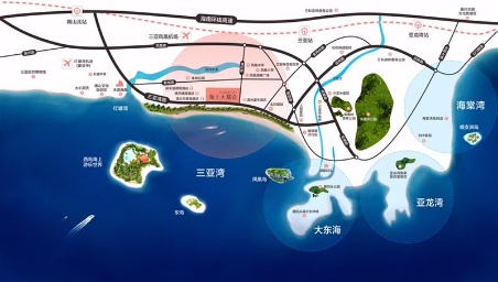 万科海上大都会&middot;左岸区位图