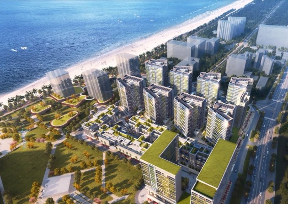 万科海上大都会&middot;左岸鸟瞰图