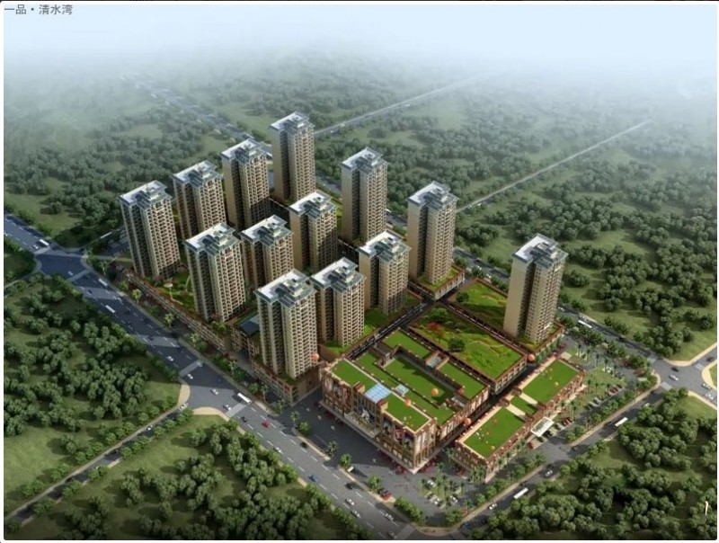 一品清水湾鸟瞰图
