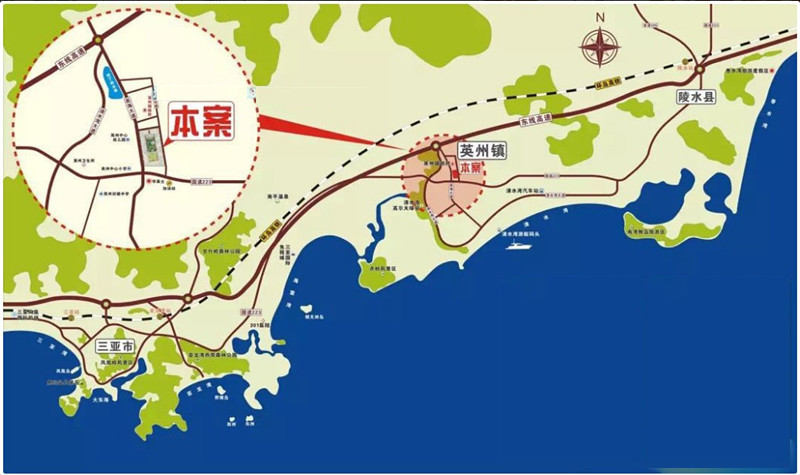 一品清水湾区位图