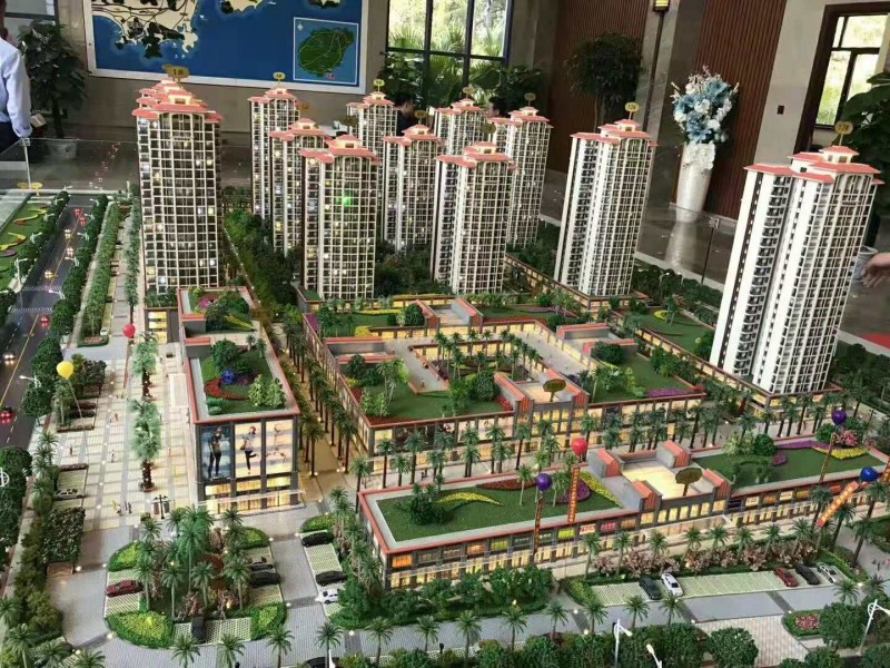 一品清水湾沙盘实景图