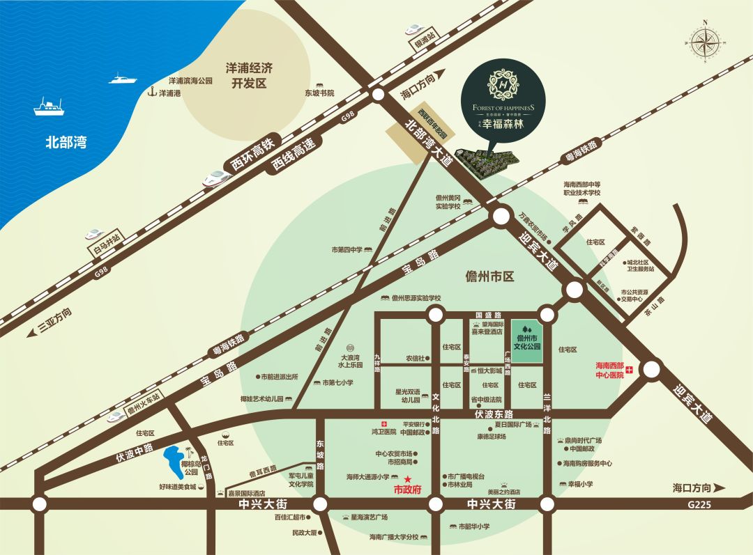 汇元·幸福森林区位图