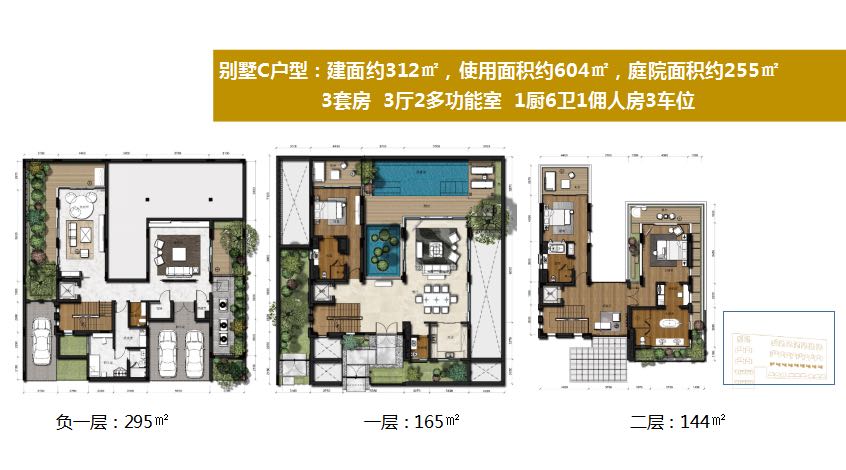 保利财富中心别墅C户型 
